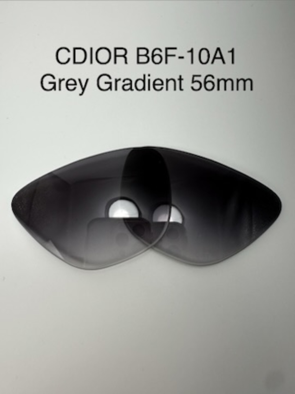 Christian Dior CDIOR Sunglasses Replacement Lenses B6F-10A1 56mm Grey Gradient